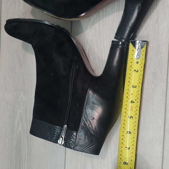 Sam Edelman Womens Shay Suede Heels Boots shoes sz 8M - Picture 8 of 13
